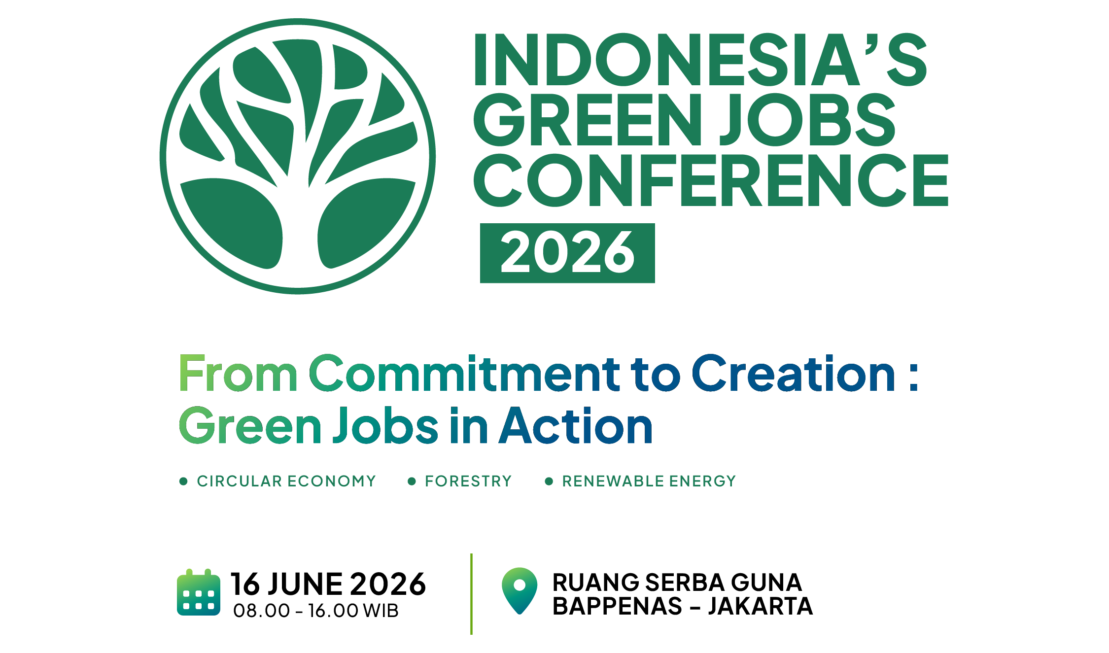 INDONESIA’S GREEN JOBS CONFERENCE 2026